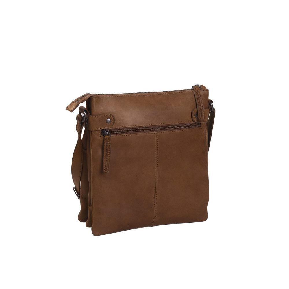 leather shoulder bag cognac mia