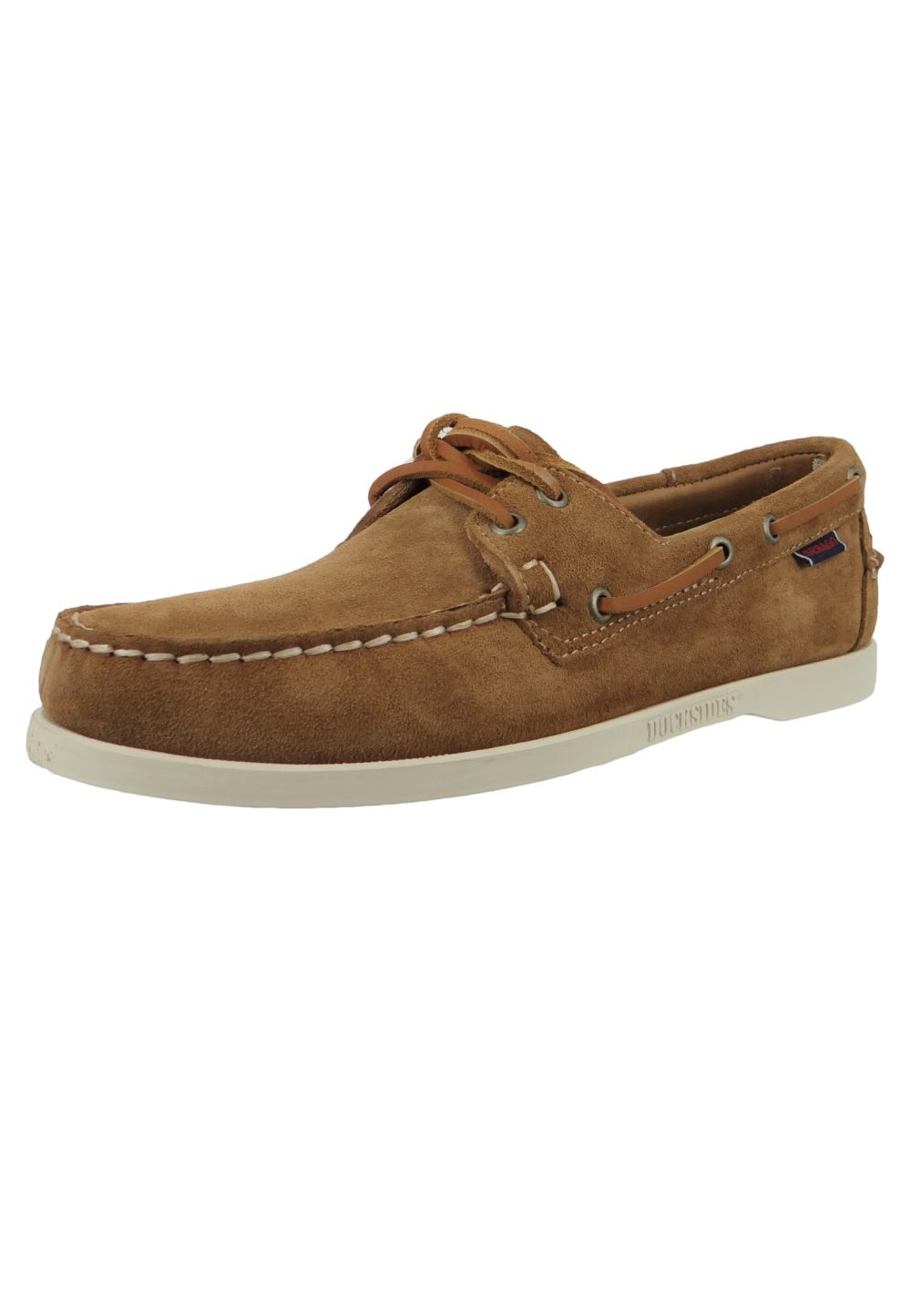 SEBAGO Docksides suede portland flesh out cognac brown