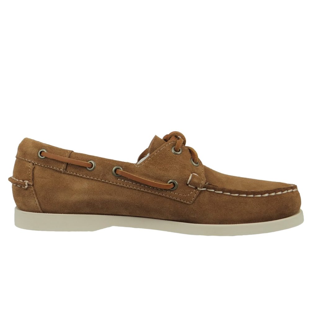 SEBAGO Docksides suede portland flesh out cognac brown