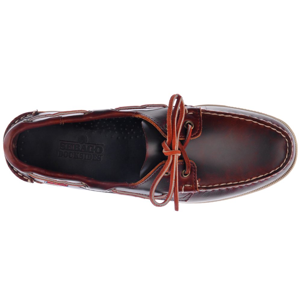 Δερμάτινα SEBAGO Docksides portland boat shoes καφέ