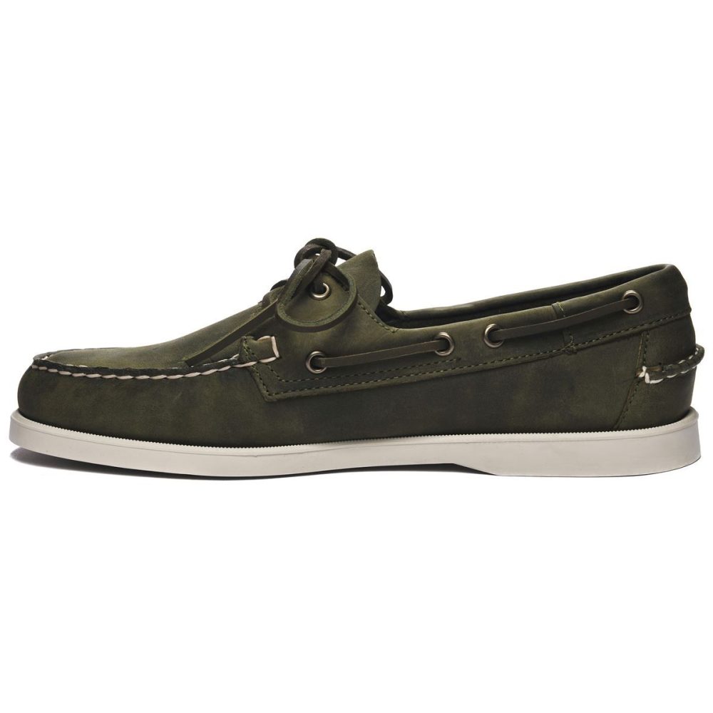 Δερμάτινα SEBAGO Docksides portland boat shoes green military