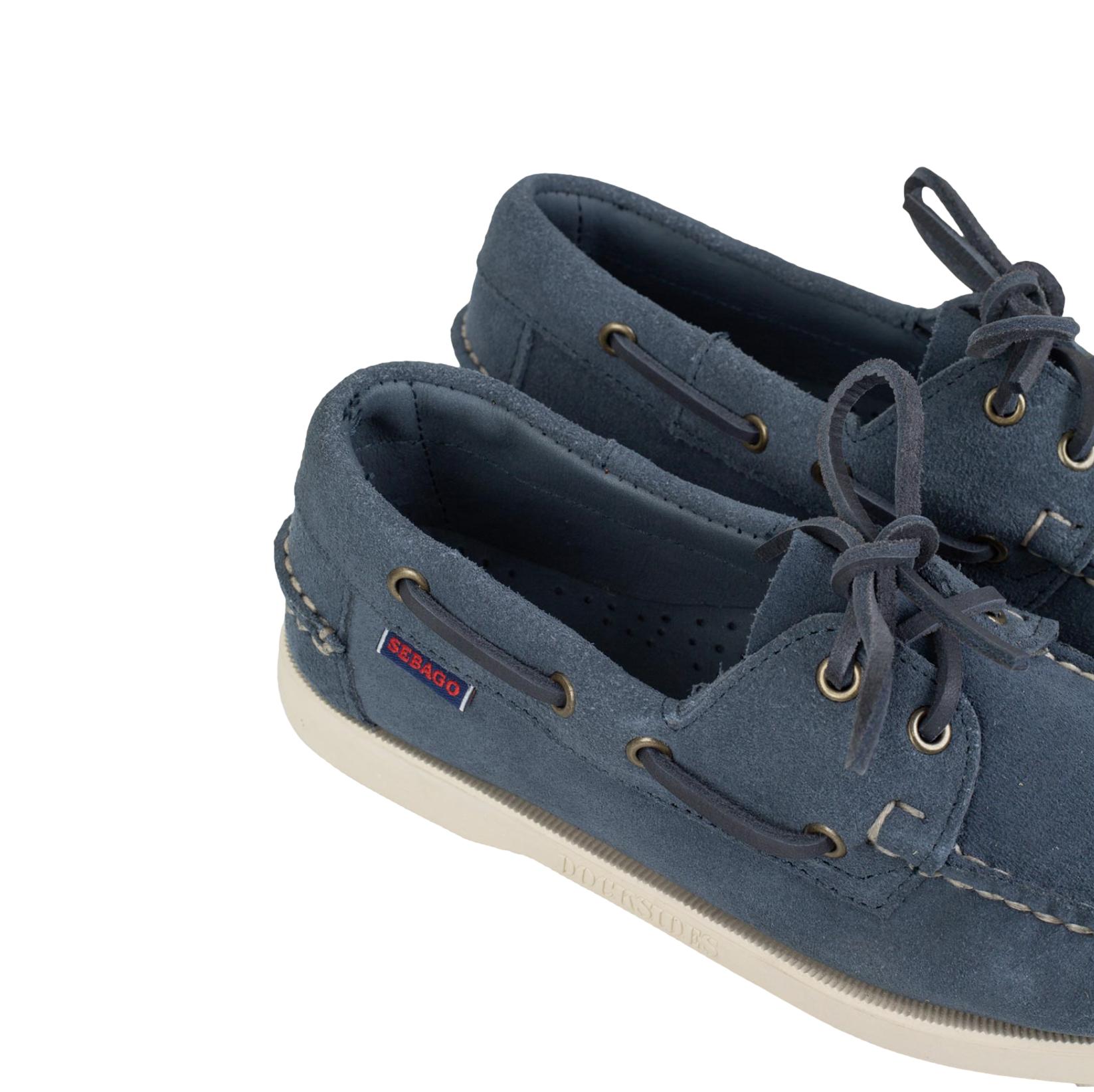 SEBAGO Docksides suede portland flesh out Blue navy Ανδρικό - Image 4