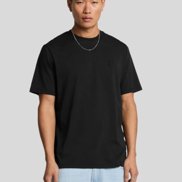 T-shirt Lyle & Scott ανδρικό jet black