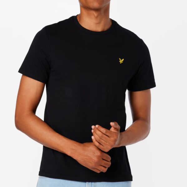 T-shirt Lyle & Scott ανδρικό μαύρο