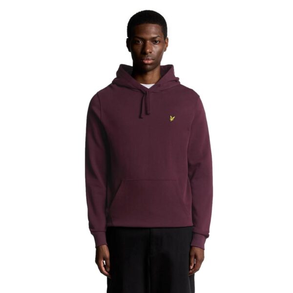 Φούτερ Loopback Cotton Lyle & Scott ανδρικό burgundy