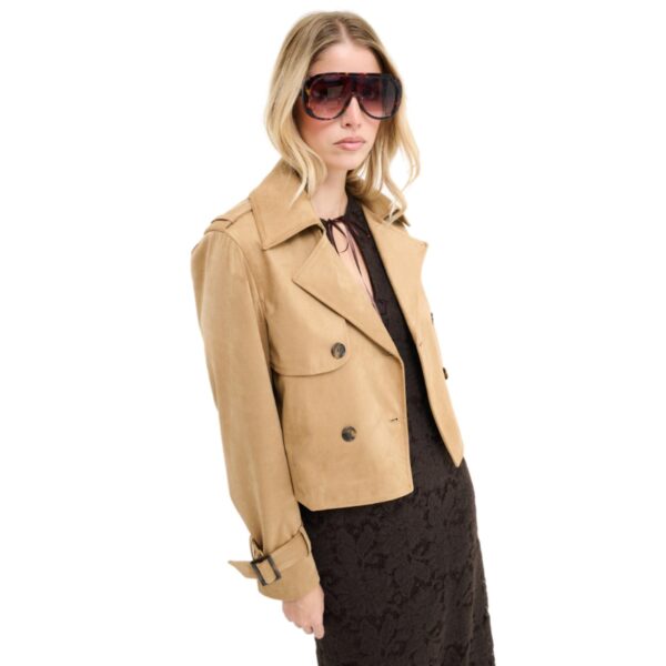 Jacket Eco Suede ταμπά Γυναικείο