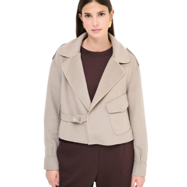 Coat taupe Γυναικείο