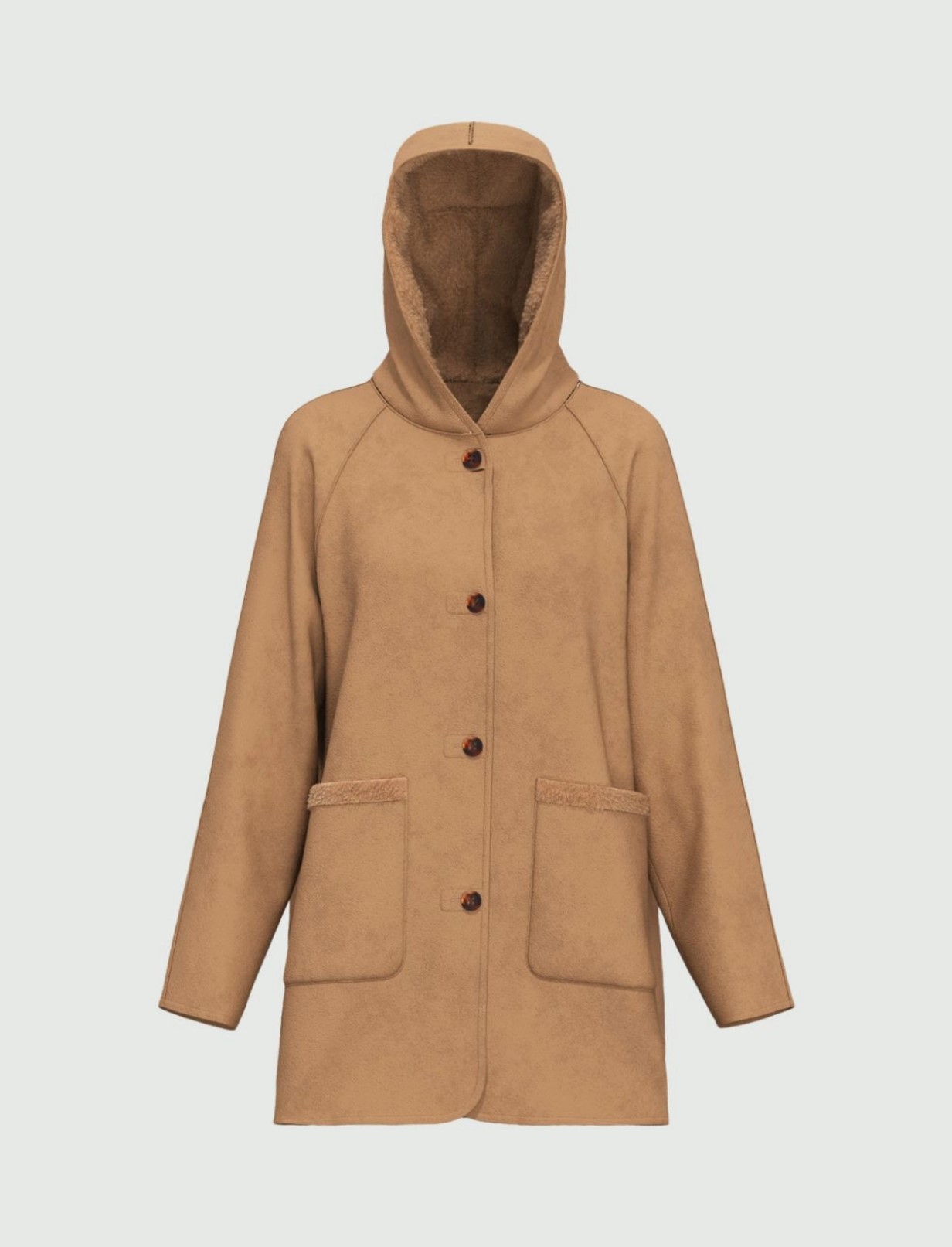 Reversible pea coat EMME by Marella honey - Image 6