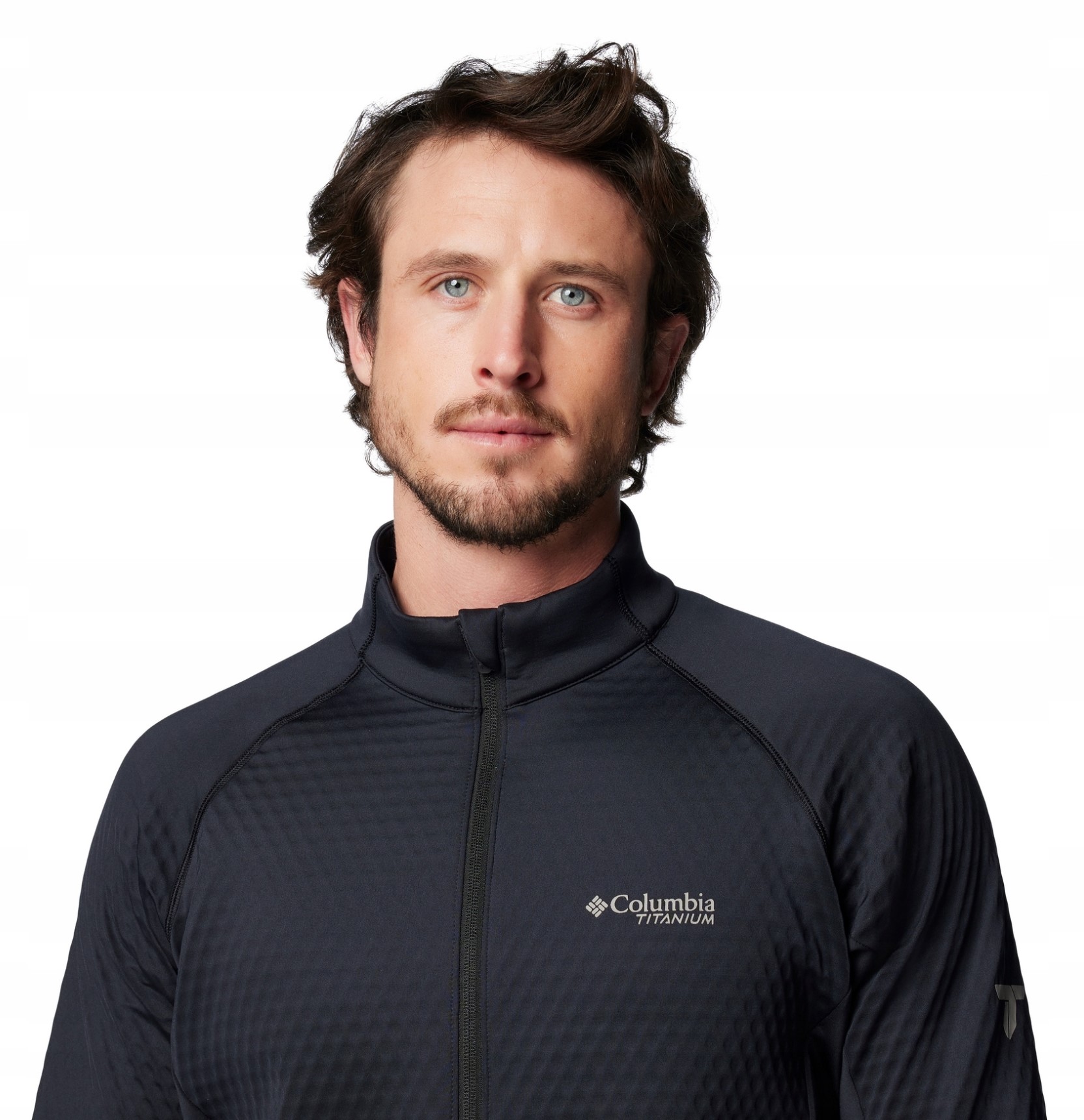 Φούτερ COLUMBIA Crystal Leaf Omni-Heat Helix Half Zip Fleece Pale black - Image 3