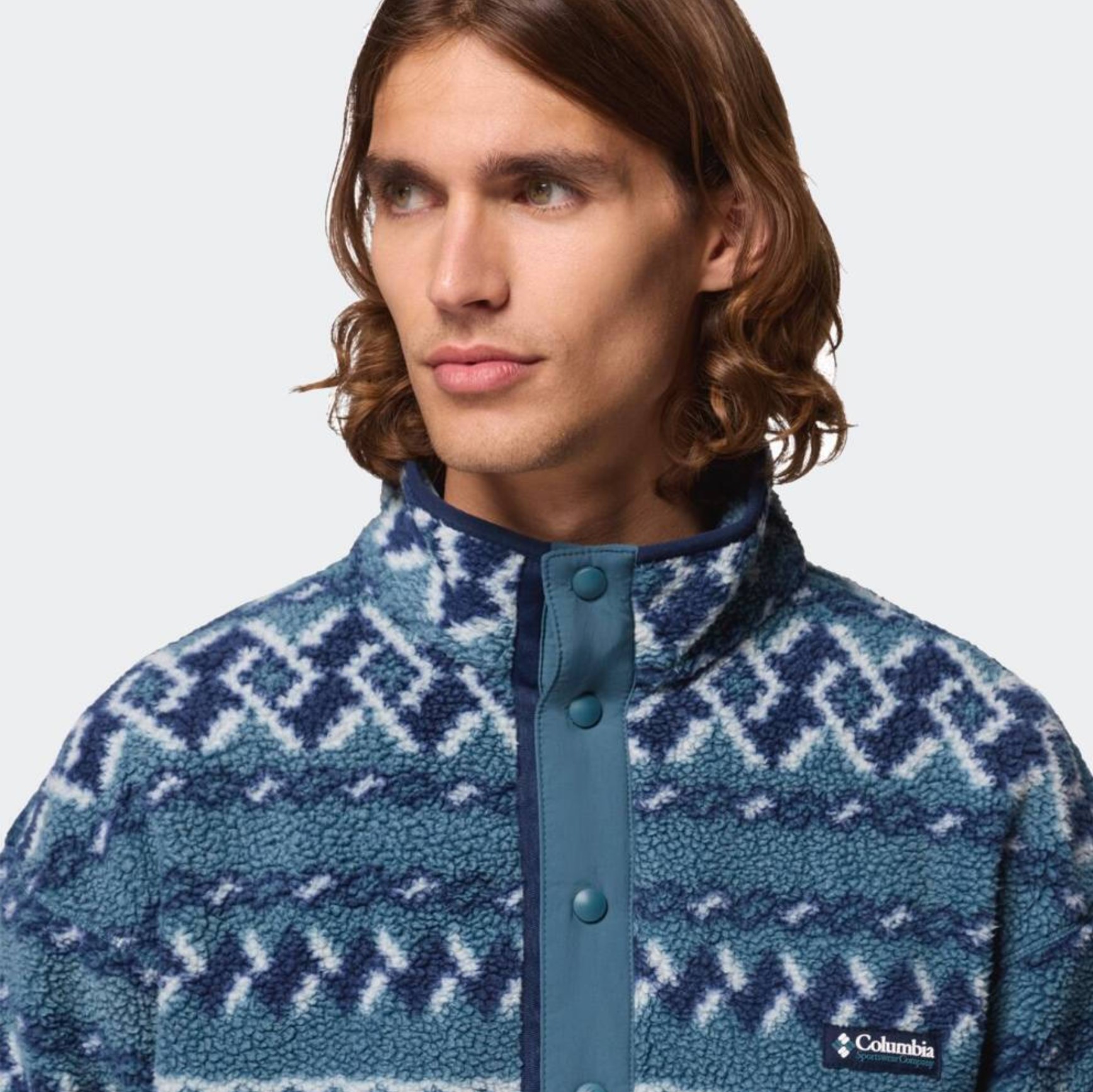 Fleece COLUMBIA Helvetia™ II Printed Half Snap μπλέ - Image 4