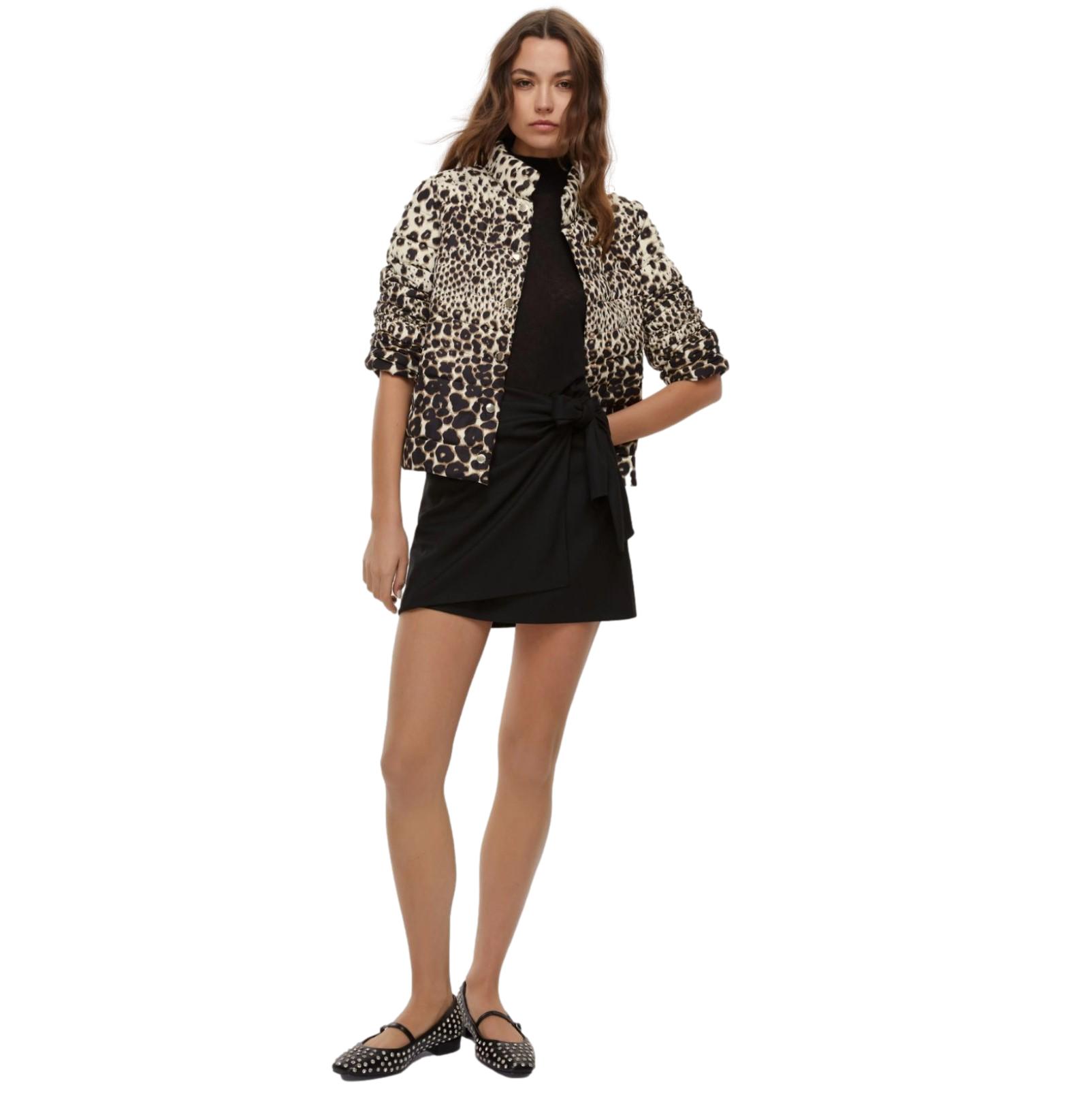 Reversible printed down jacket EMME by Marella camel