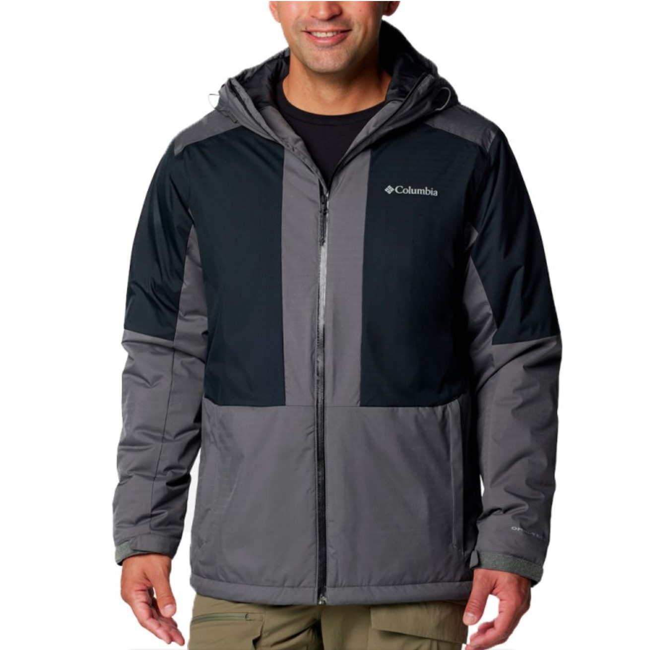 Μπουφάν COLUMBIA Point Park II Insulated Jacket Black Grey