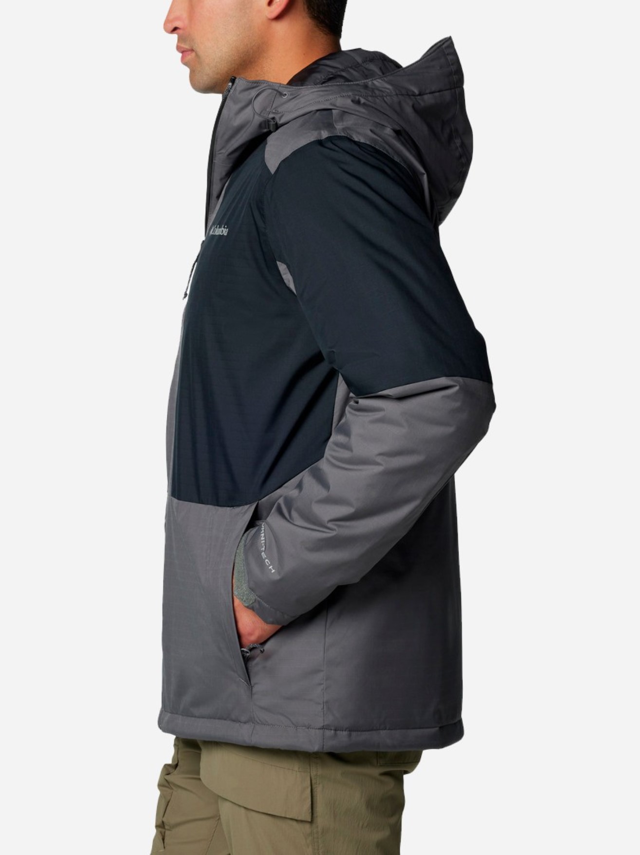 Μπουφάν COLUMBIA Point Park II Insulated Jacket Black Grey - Image 4