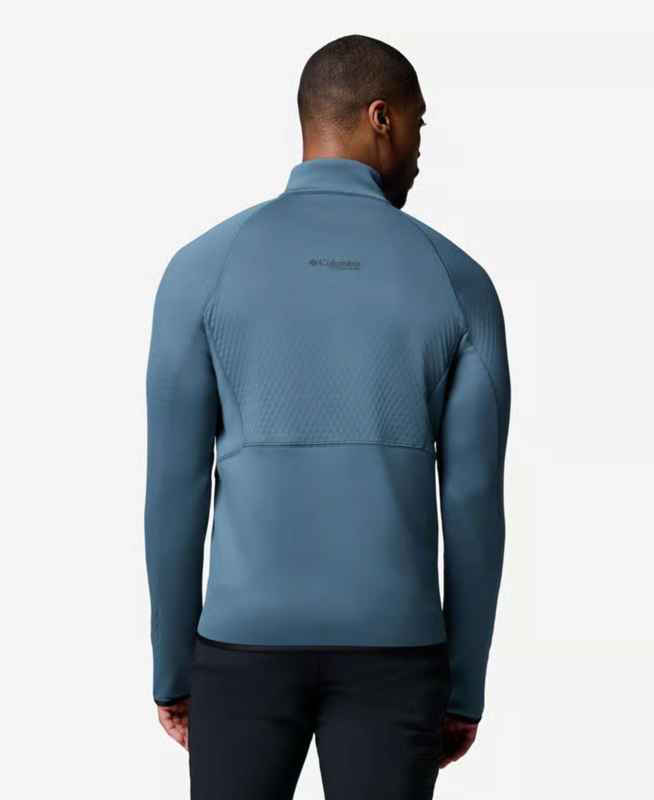 Φούτερ COLUMBIA Crystal Leaf Omni-Heat Helix Half Zip Fleece Pale Blue - Image 3