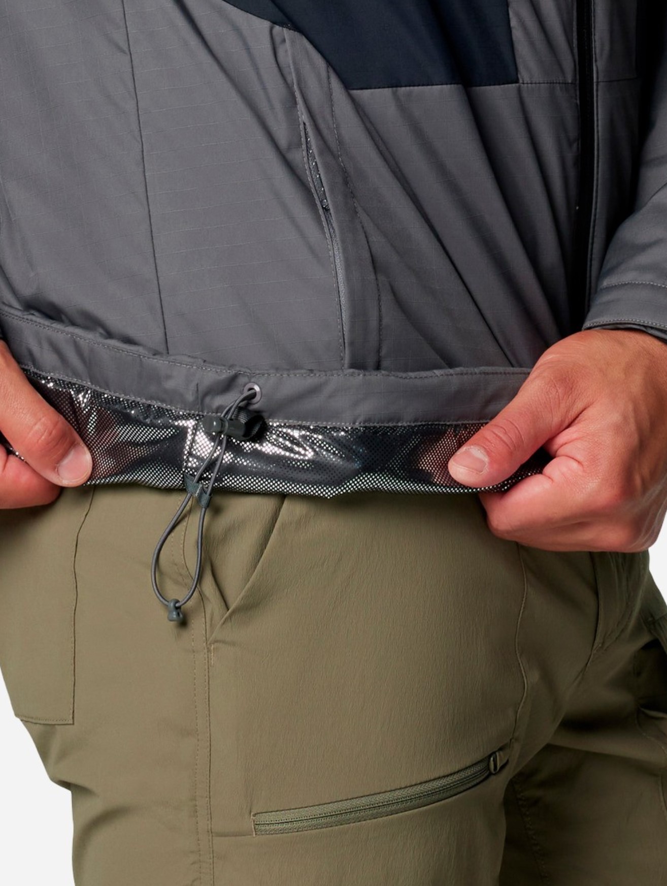 Μπουφάν COLUMBIA Point Park II Insulated Jacket Black Grey - Image 5