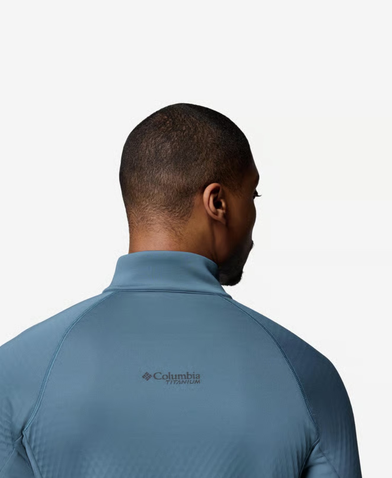 Φούτερ COLUMBIA Crystal Leaf Omni-Heat Helix Half Zip Fleece Pale Blue - Image 5