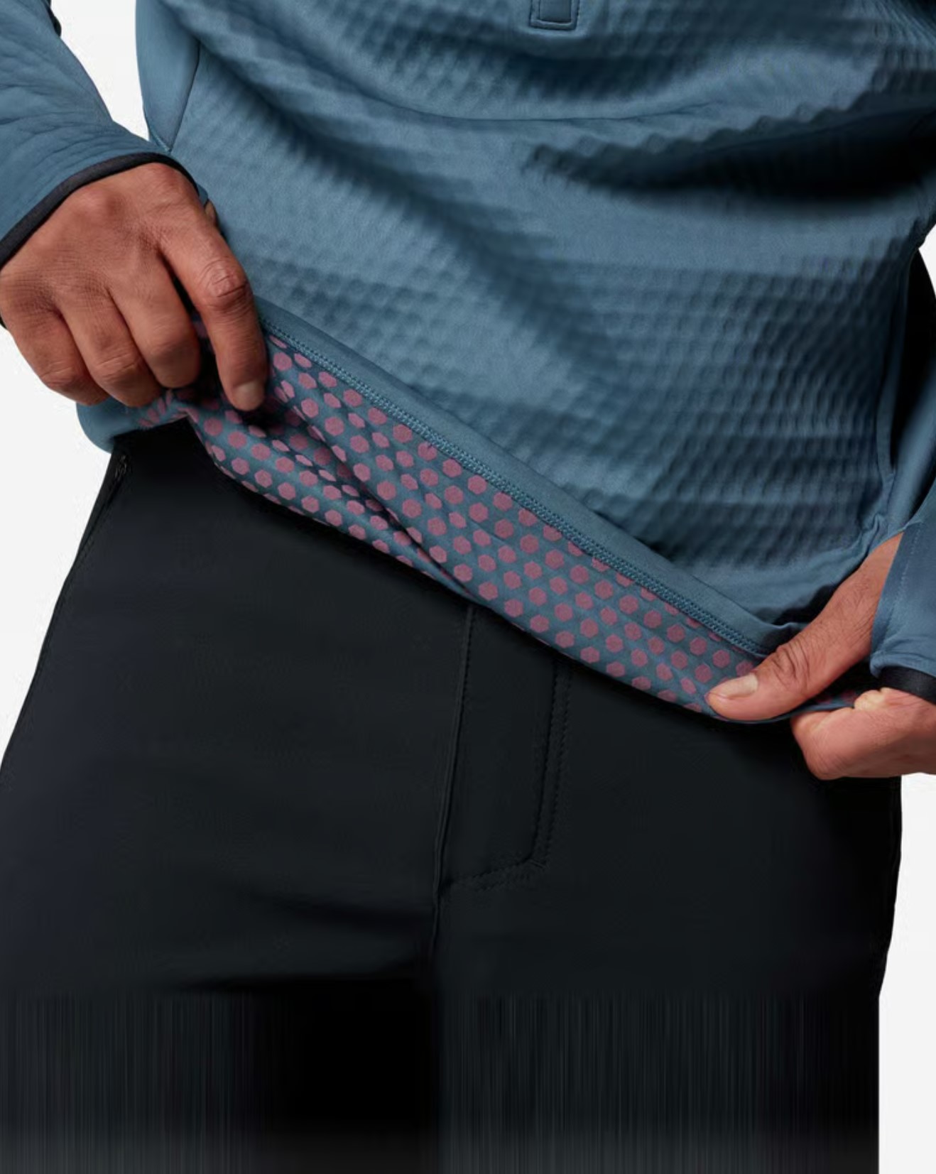 Φούτερ COLUMBIA Crystal Leaf Omni-Heat Helix Half Zip Fleece Pale Blue - Image 6