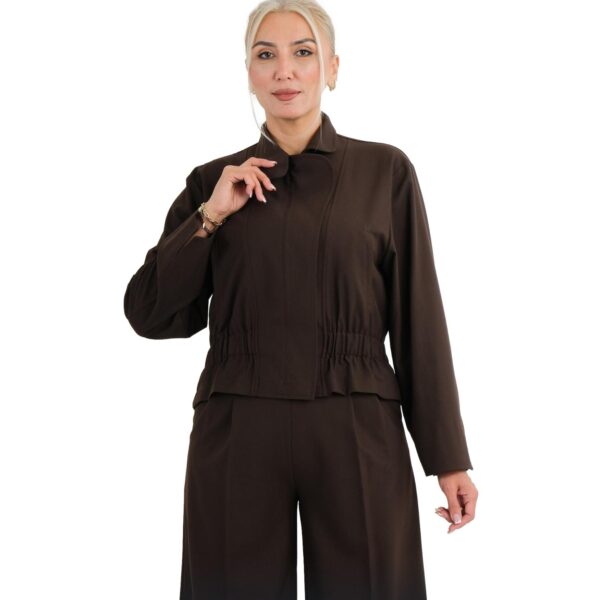 Bomber Jacket crep Γυναικείο καφέ