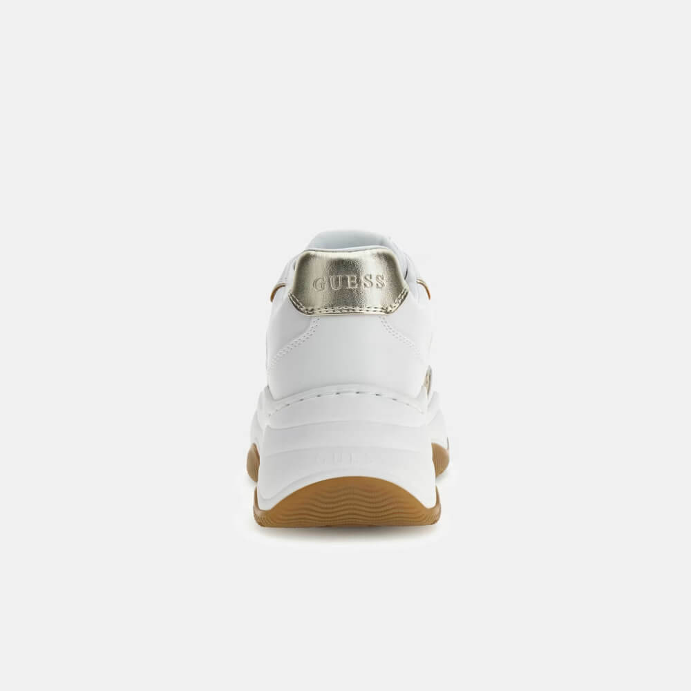Sneakers Guess hapyy4 beige γυναικείο - Image 4