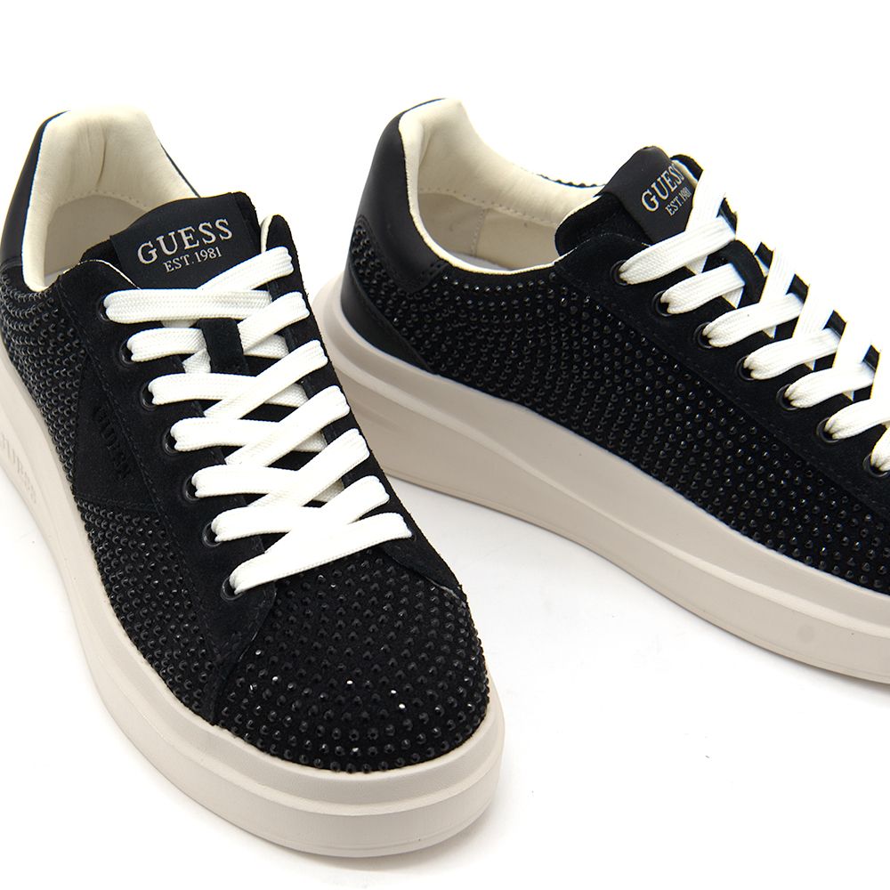 Sneakers Guess elbina black γυναικείο - Image 7