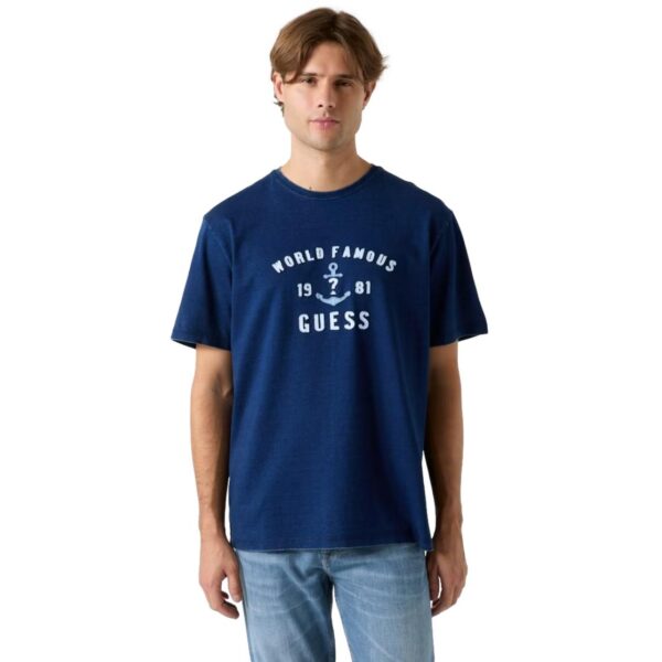 Mπλούζα Guess marine indigo tee ανδρικό μπλέ