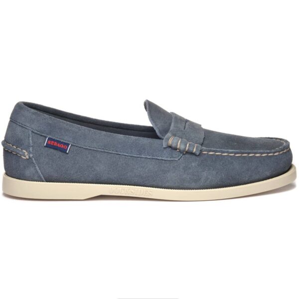 SEBAGO Docksides suede portland flesh out Blue navy Ανδρικό