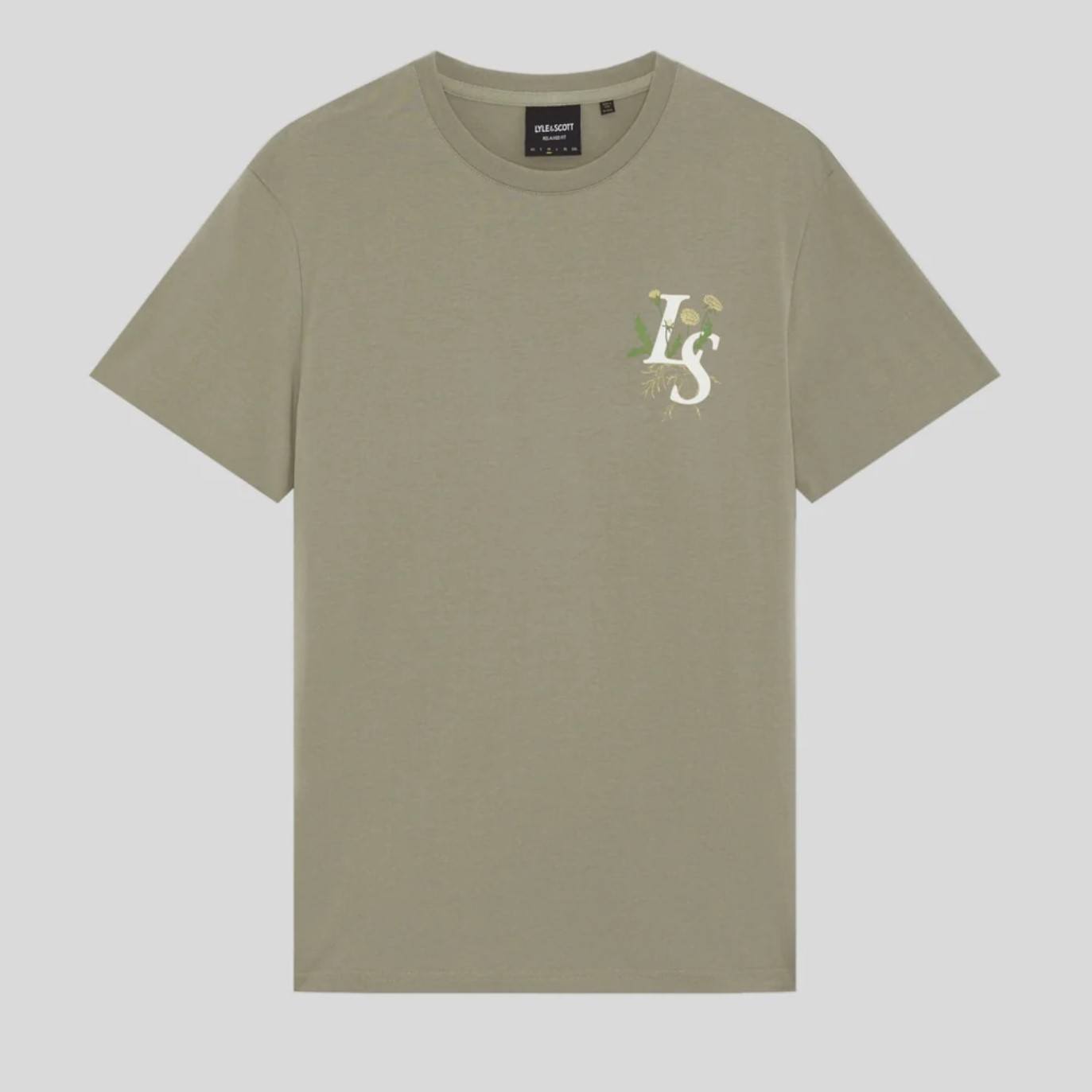 Botanical Graphic T-Shirt T-Shirt Lyle & Scott ανδρικό lint