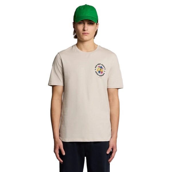Nature Graphic Print T-Shirt Lyle & Scott ανδρικό Putty