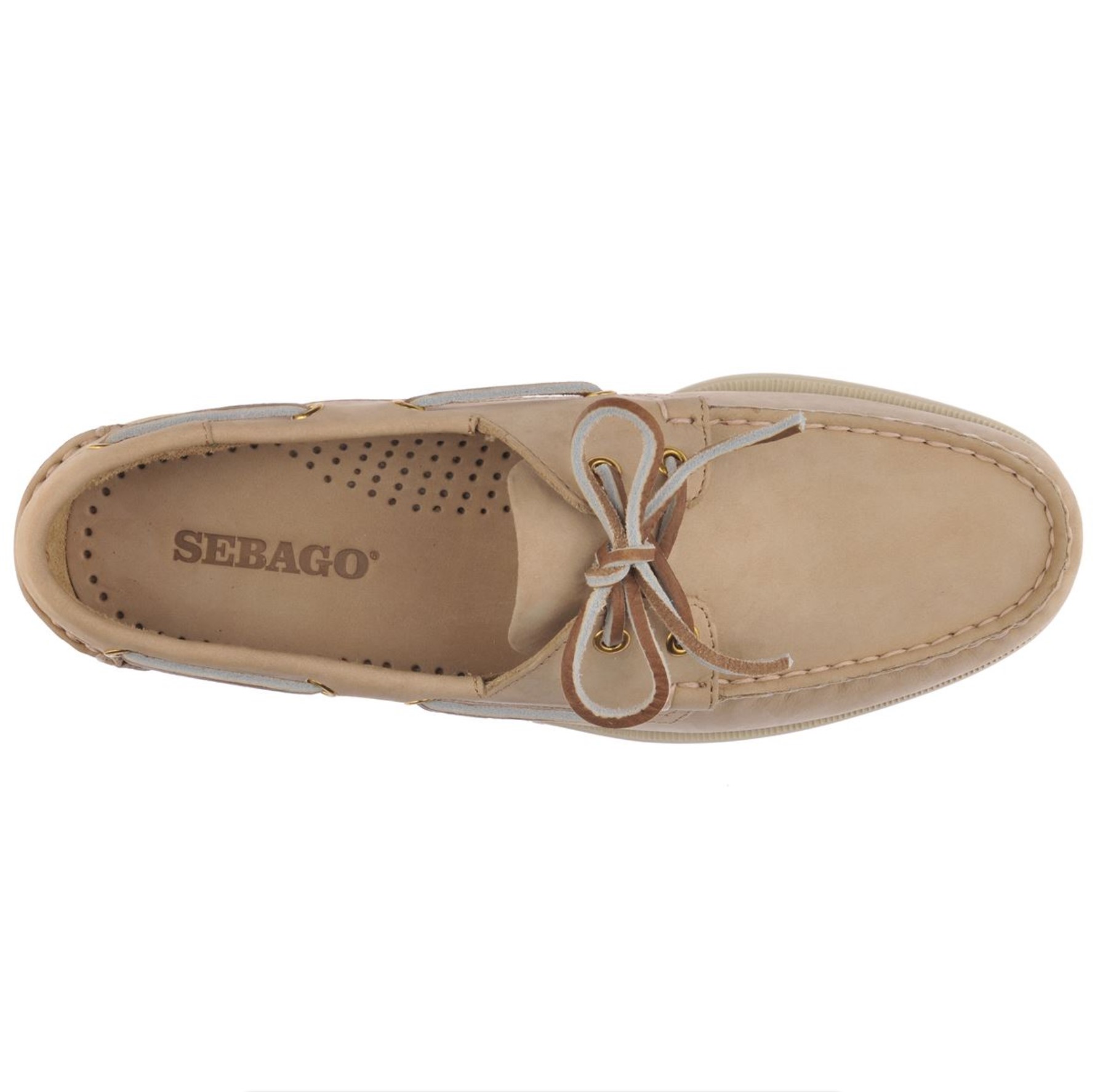 Ανδρικά παπούτσια SEBAGO Docksides portland nubuck μπέζ - Image 3