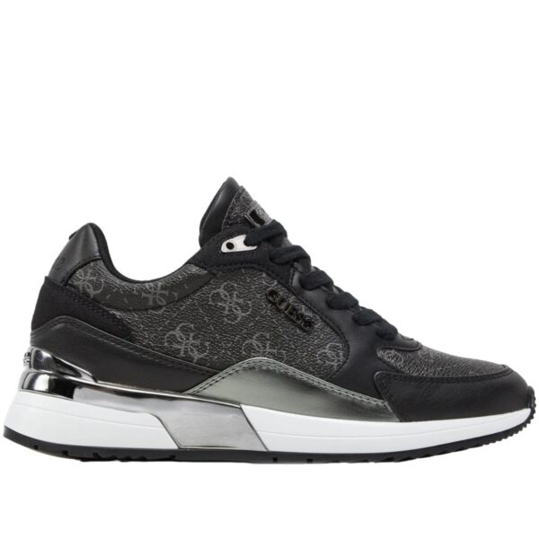 Sneakers Guess moxea γυναικείο μαύρο