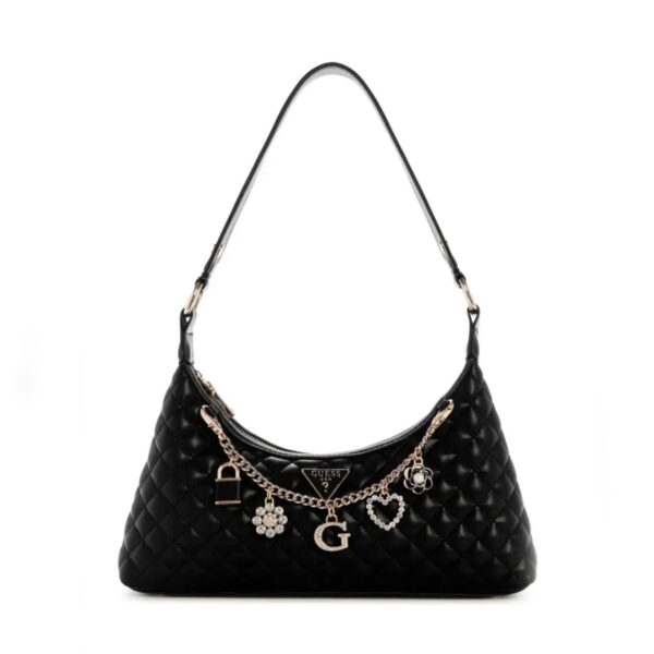 Γυναικεία Τσάντα GUESS everlee top zip μαύρη