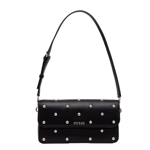 Γυναικεία Τσάντα GUESS sadie flap μαυρη
