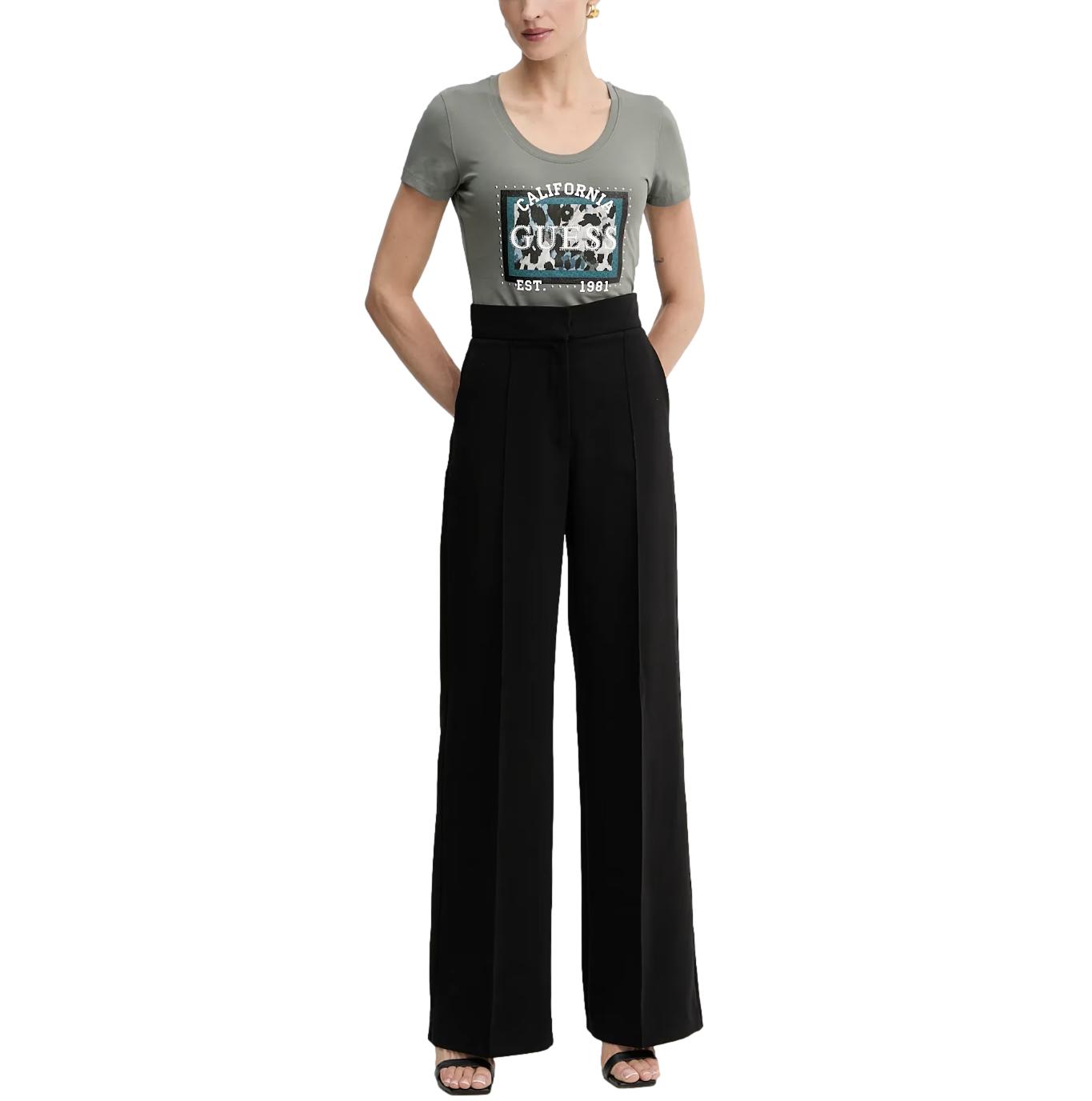 Γυναικείο T-shirt Guess animalier χακί - Image 3