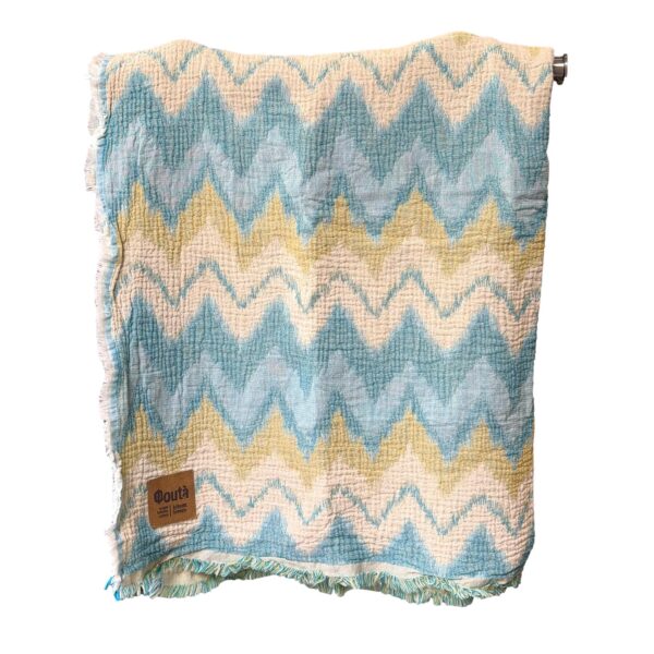 FOUTA BEACH TOWEL scale 105 x 170 cm turquoise