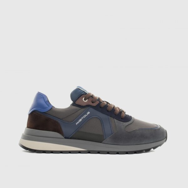 Sneaker Ambitious Teddy Panel Sneaker grey/navy Ανδρικό