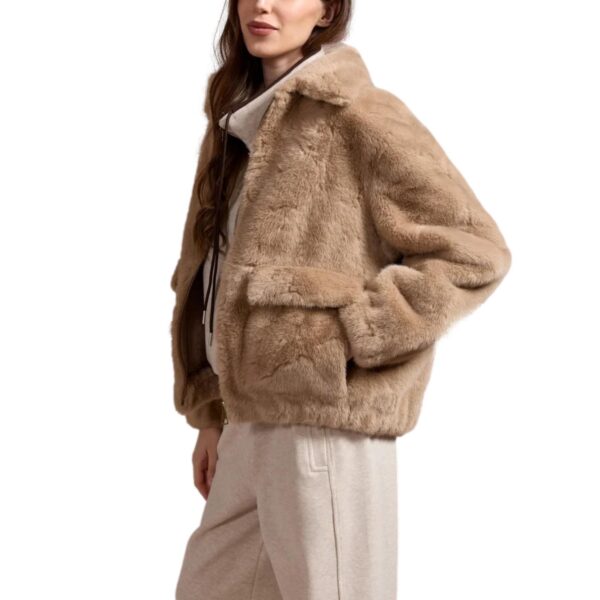Γυναικείο Jacket faux fur latte