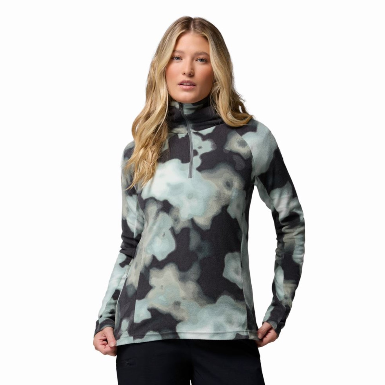 Μπλούζα Glacial™ IV Print 1/2 Zip Fleece Γυναικείο Sedona Sage Dyeflower