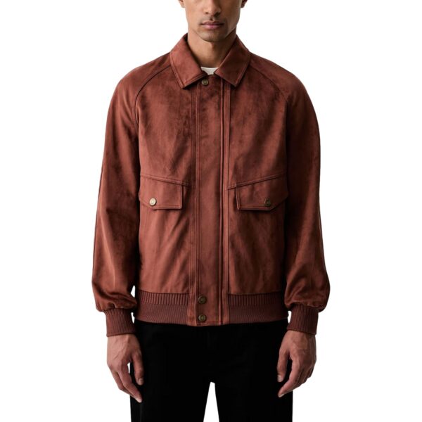 Jacket aviator Guess καφέ Ανδρικό