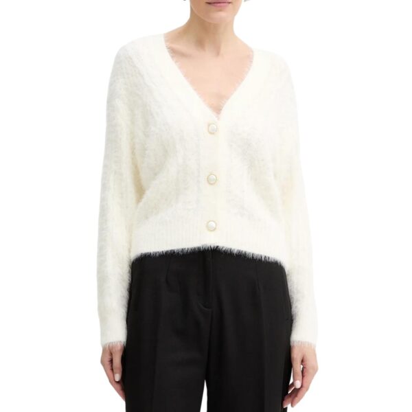 Ζακέτα Γυναικεία Guess Kinako Fuzzy μπεζ
