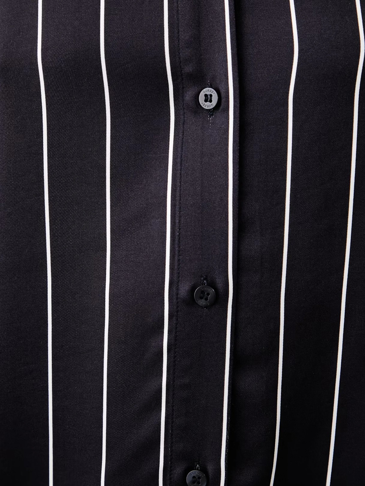Γυναικείο Πουκάμισο Guess Dominique vertical-stripe μπλε σκούρο - Image 4