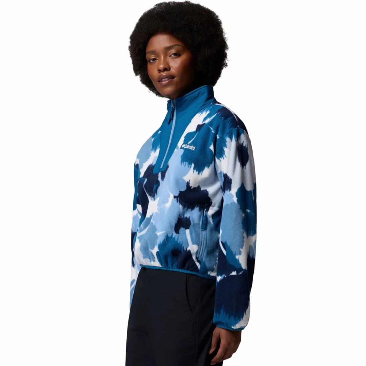 Μπλούζα Sequoia Grove™ II Printed Half Zip Γυναικείο Phoenix Blue Ikatbloom - Image 3