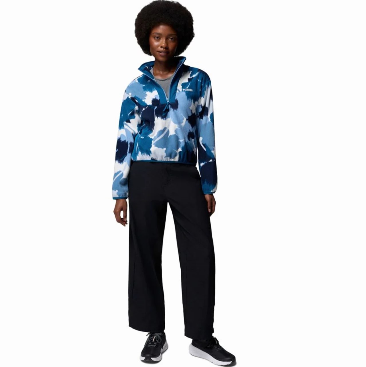 Μπλούζα Sequoia Grove™ II Printed Half Zip Γυναικείο Phoenix Blue Ikatbloom - Image 4