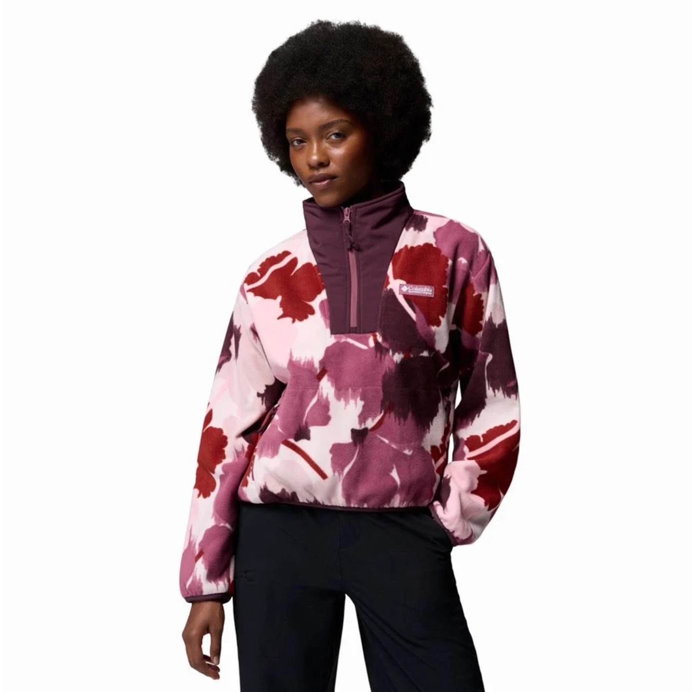 Μπλούζα Sequoia Grove™ II Printed Half Zip Γυναικείο Antique Mauve Ikatbloom
