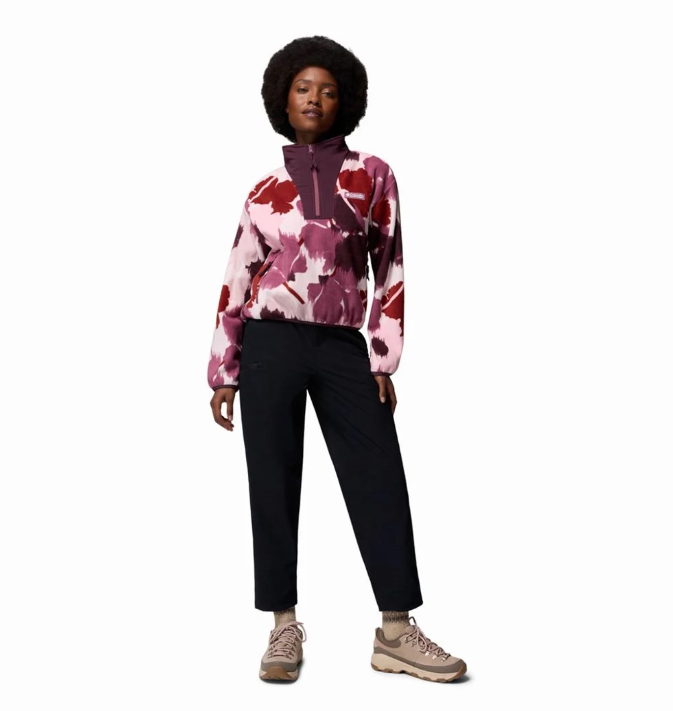 Μπλούζα Sequoia Grove™ II Printed Half Zip Γυναικείο Antique Mauve Ikatbloom - Image 3