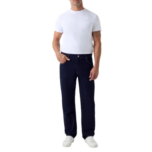 Παντελόνι jean Guess Damon Relaxed fit Ανδρικό μπλέ σκούρο