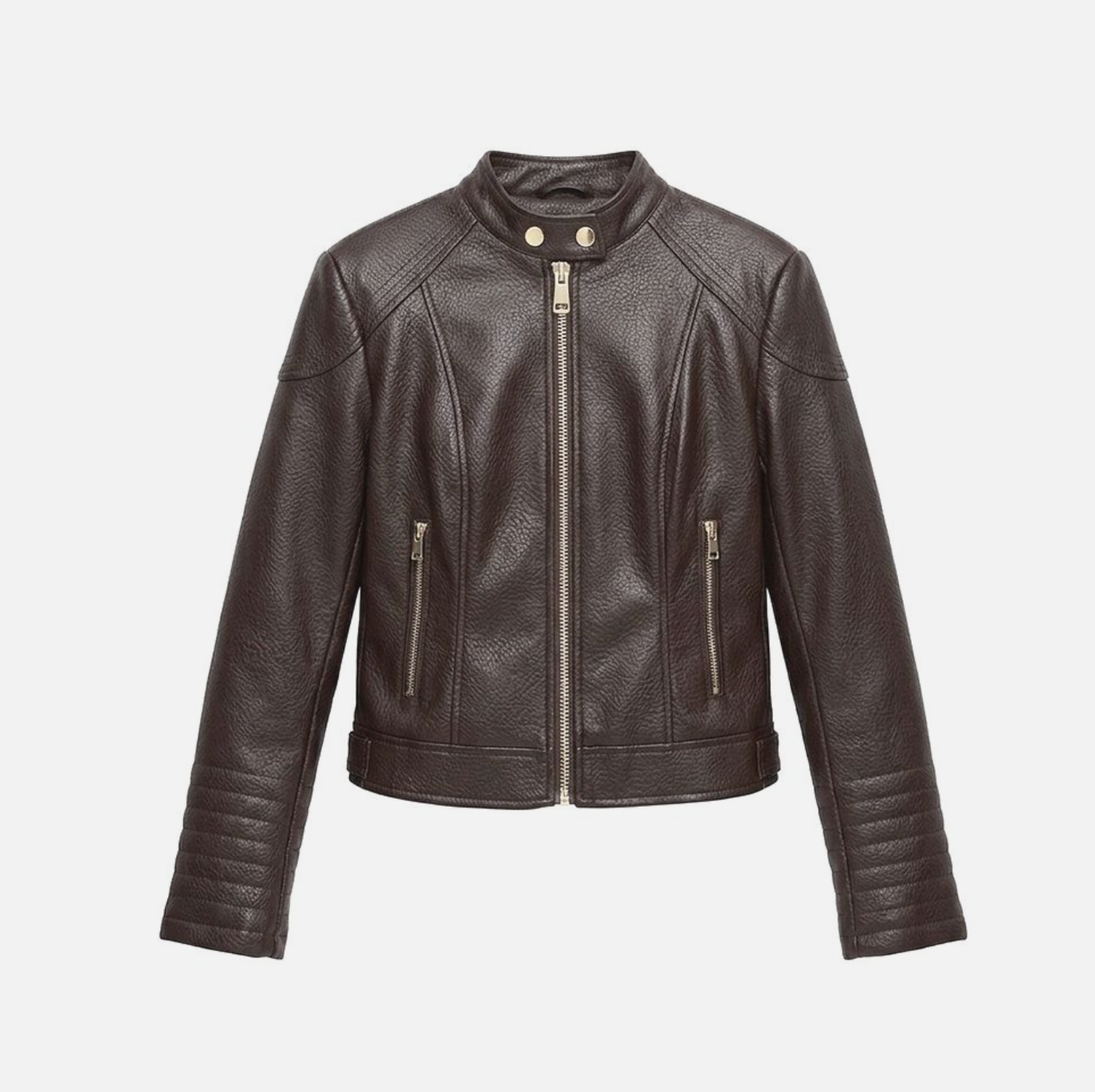 Γυναικείο Jacket Guess Marlene eco-leather καφέ - Image 6