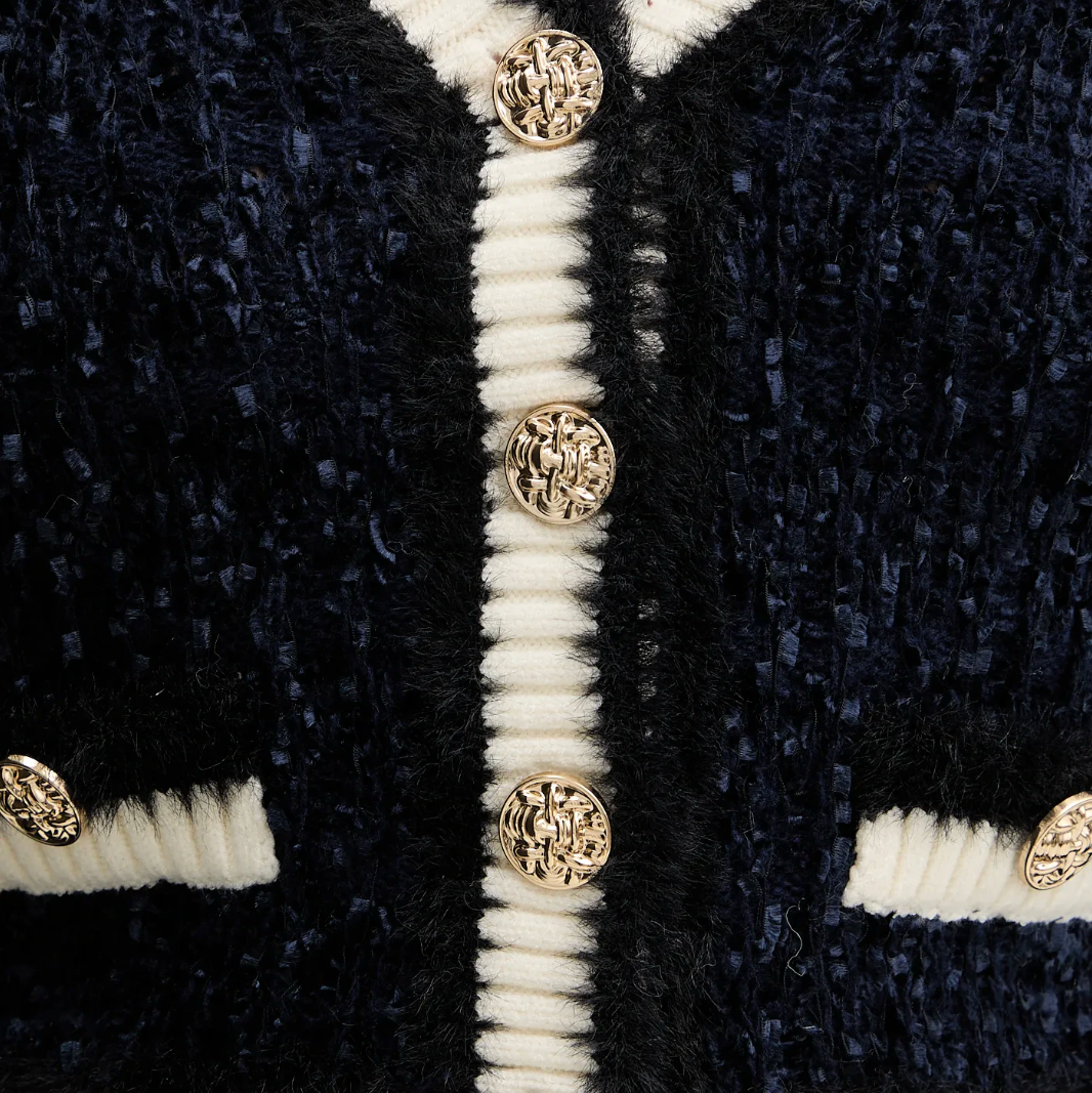 Ζακέτα Γυναικεία Guess Aomori cardi μπλέ - Image 5