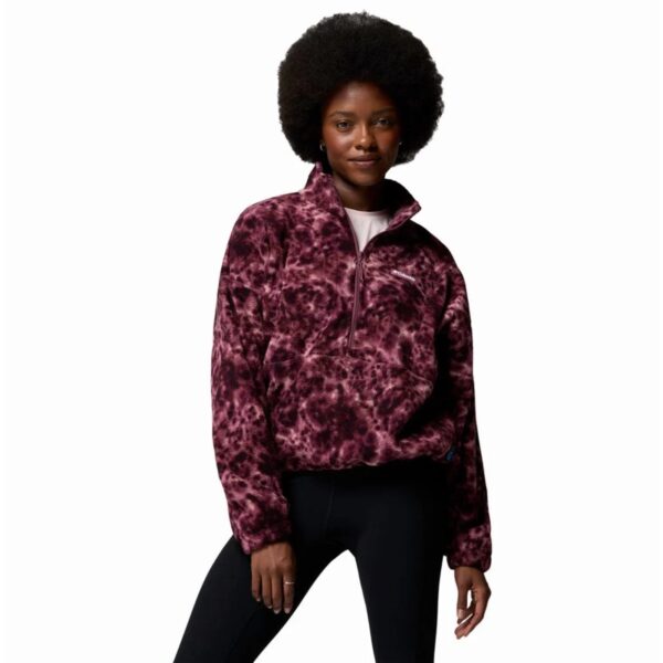 Μπλούζα Timber Meadow™ MTR Printed Fleece HZ Γυναικείο Antique Mauve Dyecamo