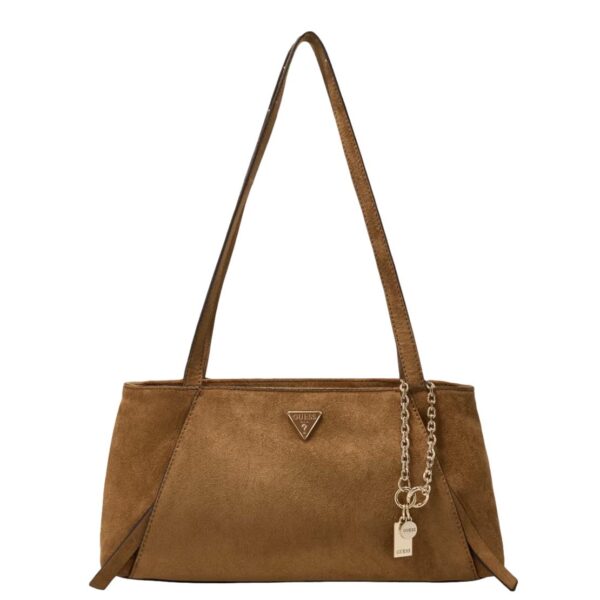 Γυναικεία Τσάντα GUESS Devon Satchel κονιακ