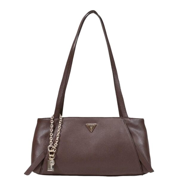 Γυναικεία Τσάντα GUESS Devon Shoulder Satchel καφέ